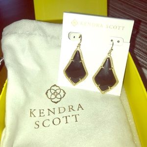 Kendra Scott Signature Alex Earrings in Black